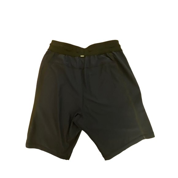 Lululemon T.H.E. Linerless Short 9" Small Taped Zippered Front Pockets Blue HTF - Picture 7 of 10